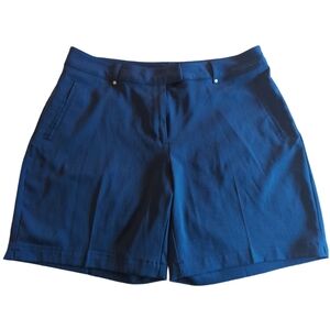 Lady Hagen Core Short Royal Blue Zip Front Golf Shorts Size 8